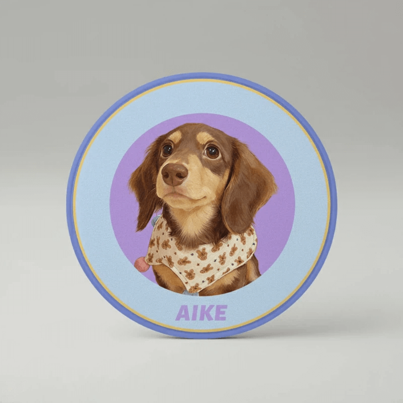 AikeDear-Custom Pet Portrait Rug  Made of Love & Paws