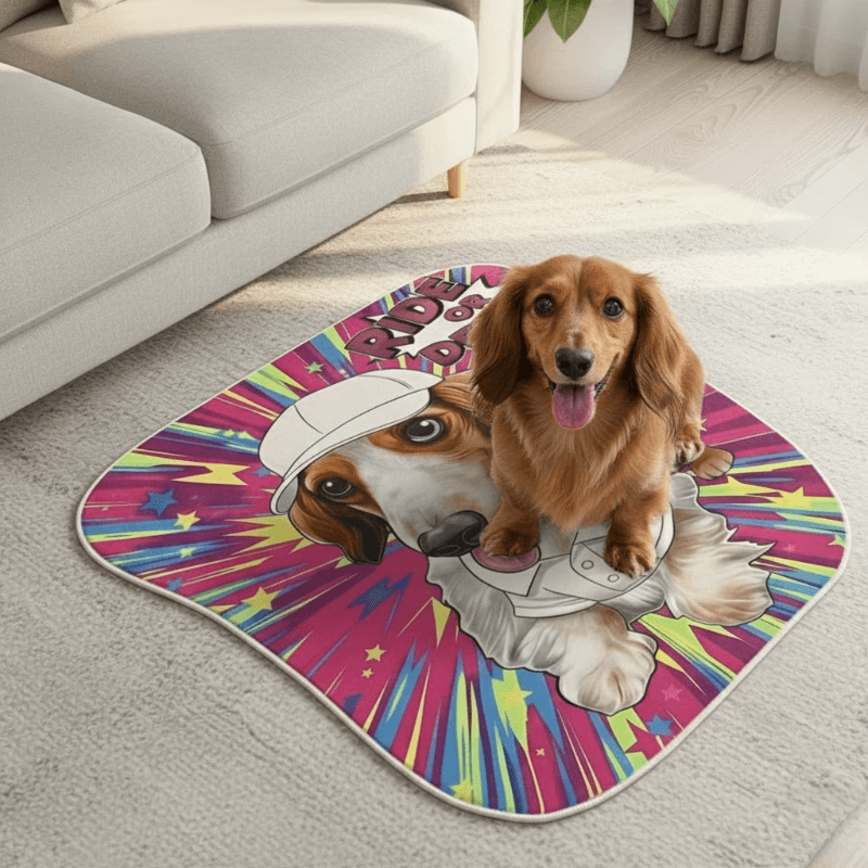 AikeDear- Custom Pet portrait Cartoon Funny rug