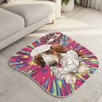 AikeDear- Custom Pet portrait Cartoon Funny rug