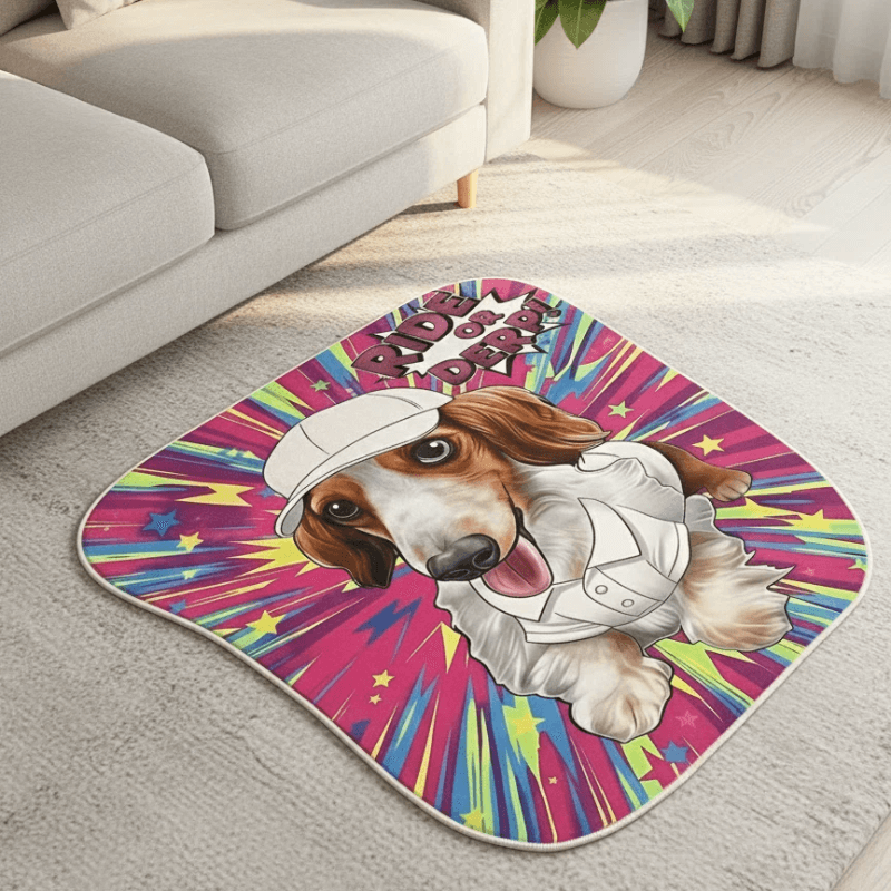 AikeDear- Custom Pet portrait Cartoon Funny rug