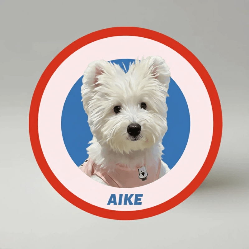 AikeDear-Custom Pet Portrait Rug  Made of Love & Paws