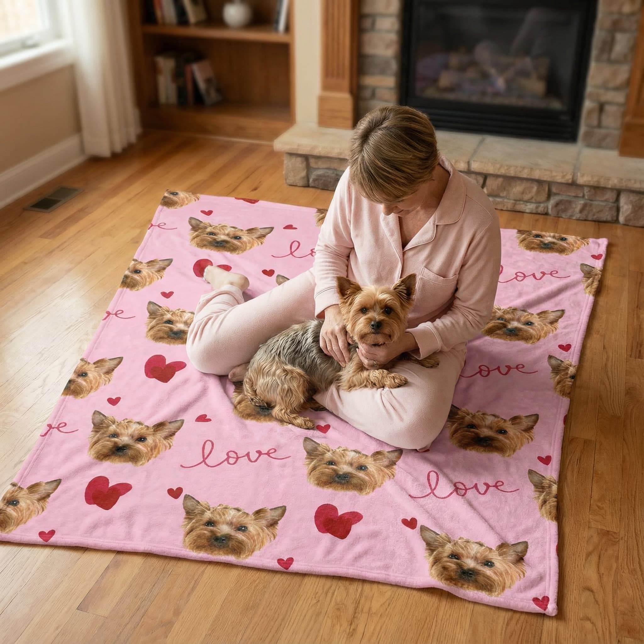 AikeDear -Custom Pet Photo Blanket