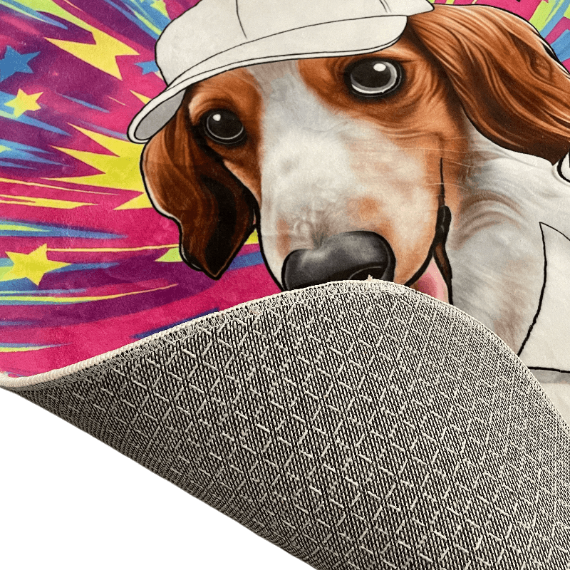 AikeDear- Custom Pet portrait Cartoon Funny rug