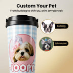 AikeDear - Custom Pet portrait Stainless Steel Coffee Cup
