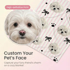 AikeDear-Custom Pet Portrait Blanket