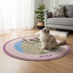 AikeDear-Custom Pet Portrait Rug  Made of Love & Paws