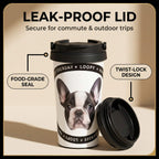 AikeDear - Custom Pet portrait Stainless Steel Coffee Cup