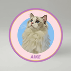 AikeDear-Custom Pet Portrait Rug  Made of Love & Paws