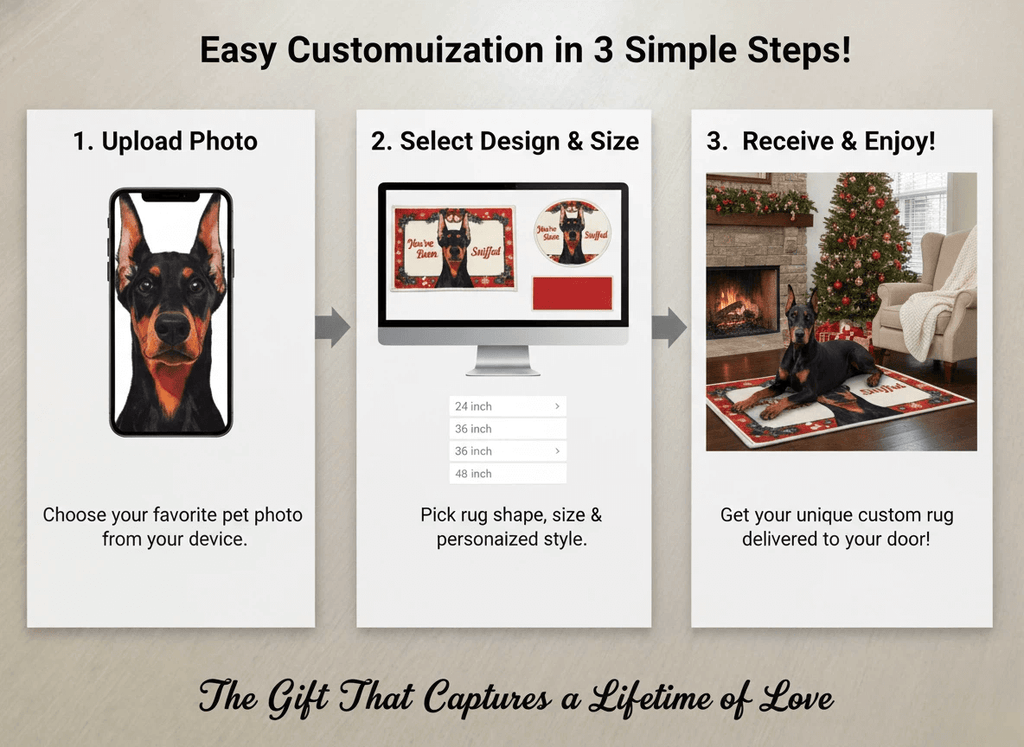 AikeDear-Custom Realistic Pet Portrait Rug