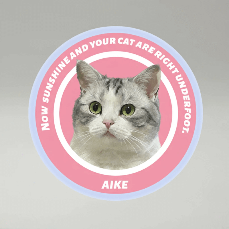 AikeDear-Custom Pet Portrait Rug  Made of Love & Paws