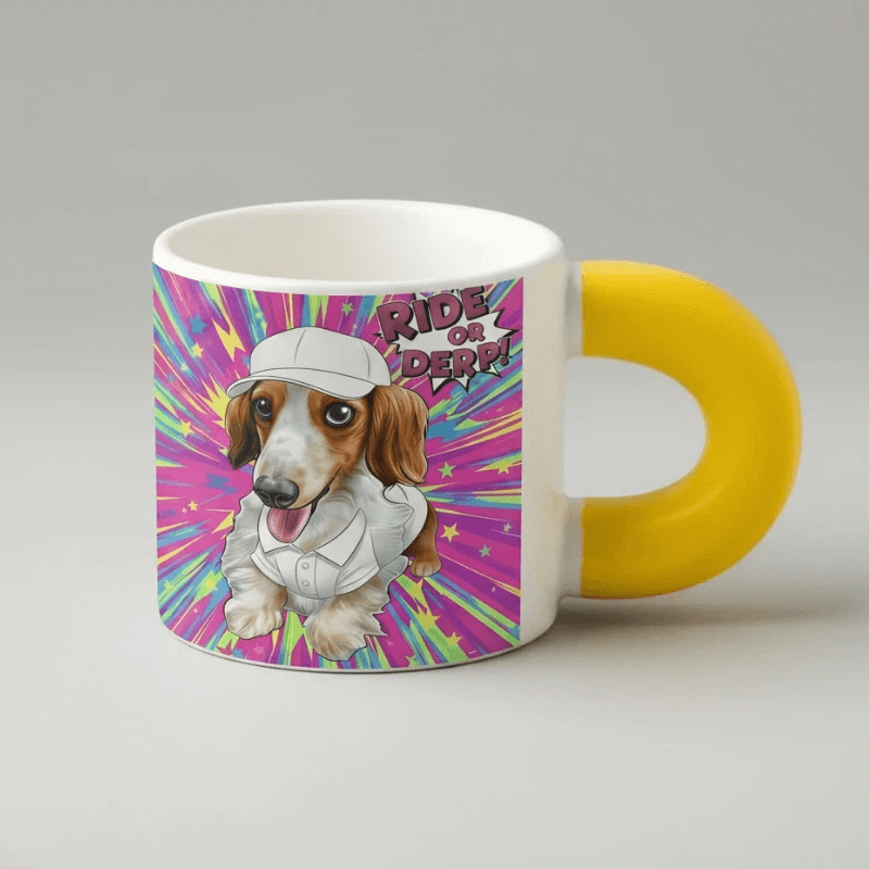 AikeDear-Personalized Funny Dog Portrait Mug
