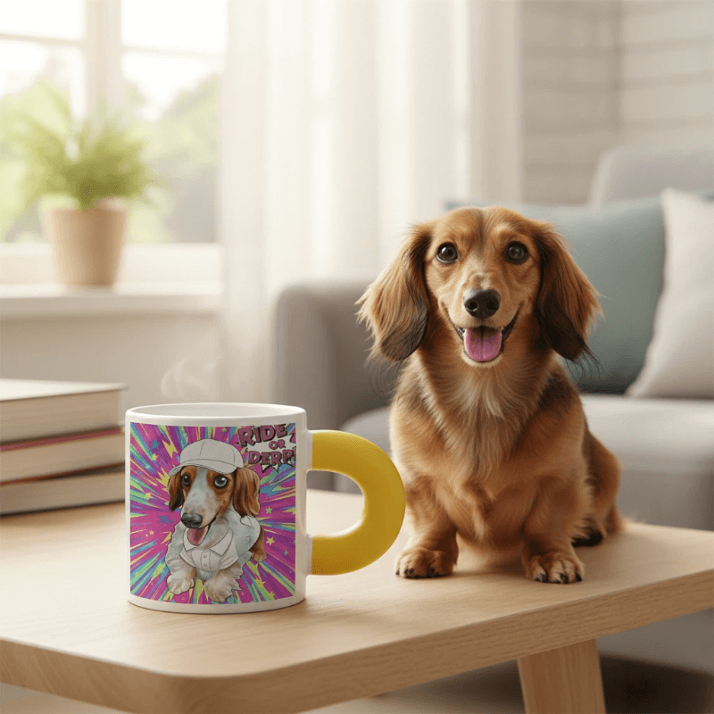 AikeDear-Personalized Funny Dog Portrait Mug