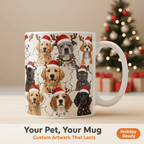 AikeDear-Custom Pet Portrait Mug
