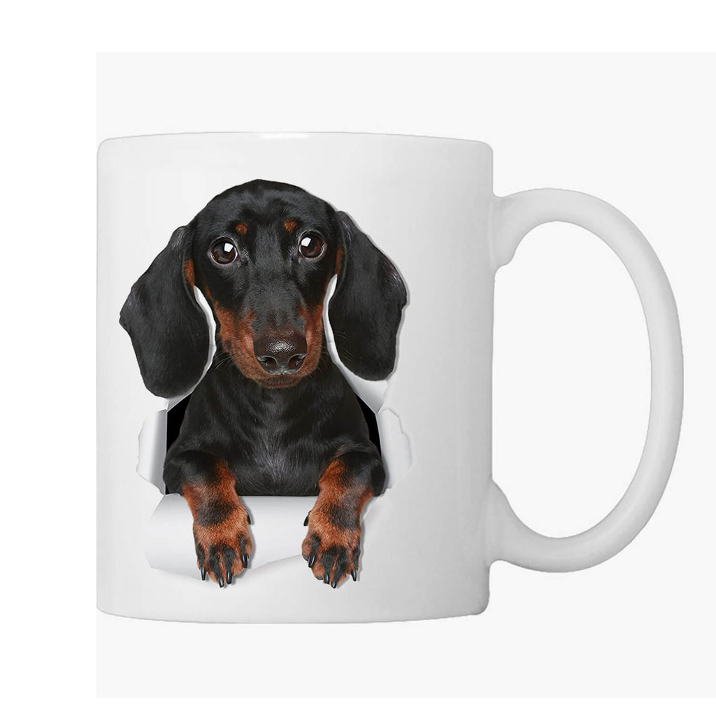 Custom Portrait Ceramic Cup for Dog Lovers