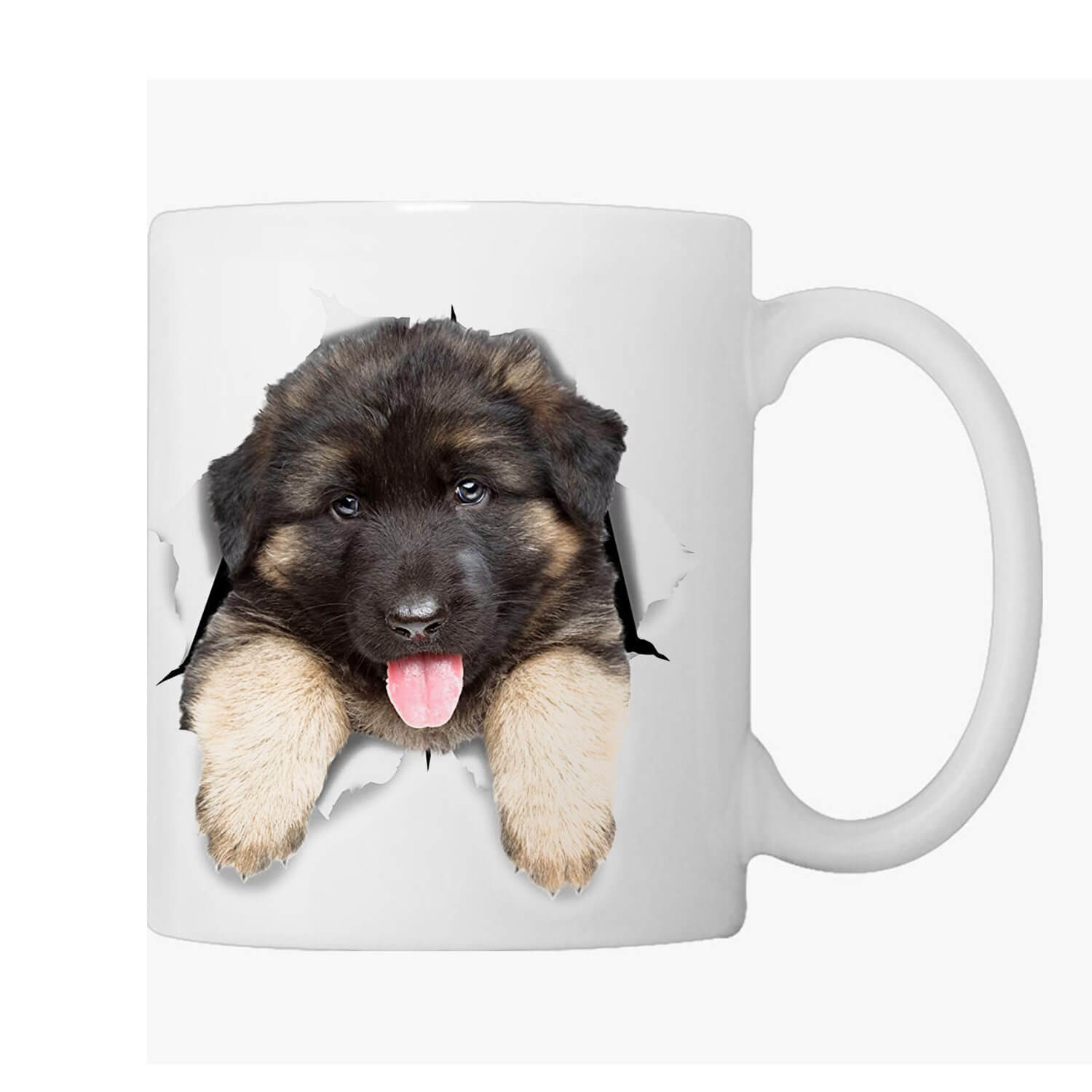 Custom Portrait Ceramic Cup for Dog Lovers