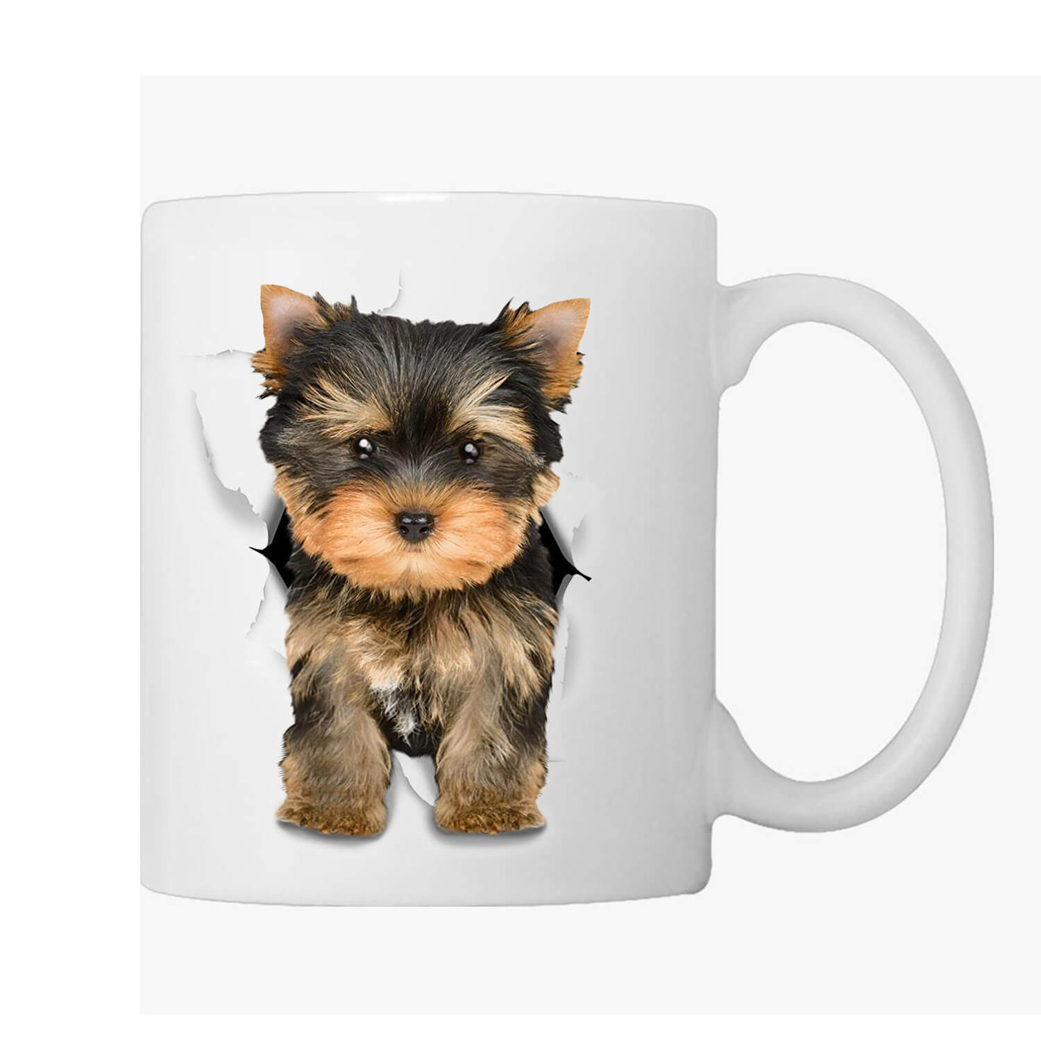 Custom Portrait Ceramic Cup for Dog Lovers