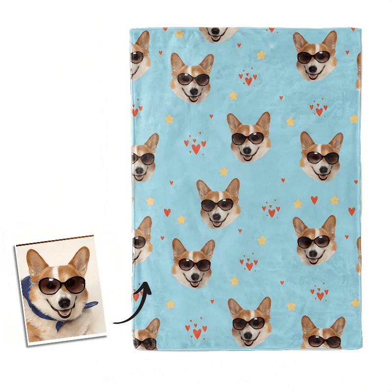 AikeDear -Custom Pet Photo Blanket