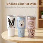 AikeDear -Custom Pet Face Stainless Steel Tumbler