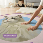 AikeDear-Custom Pet Portrait Rug  Made of Love & Paws