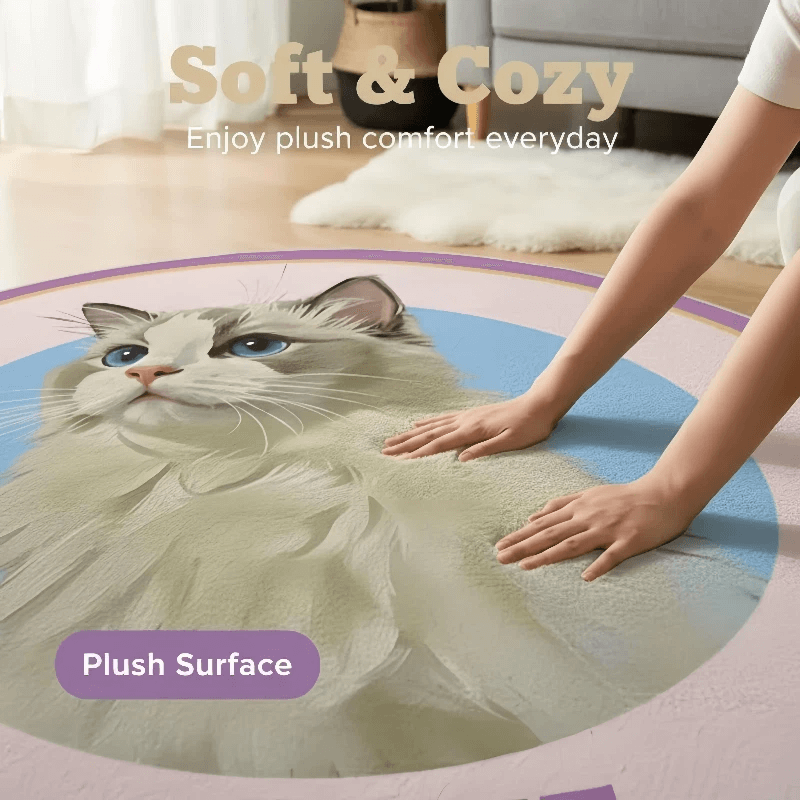 AikeDear-Custom Pet Portrait Rug  Made of Love & Paws
