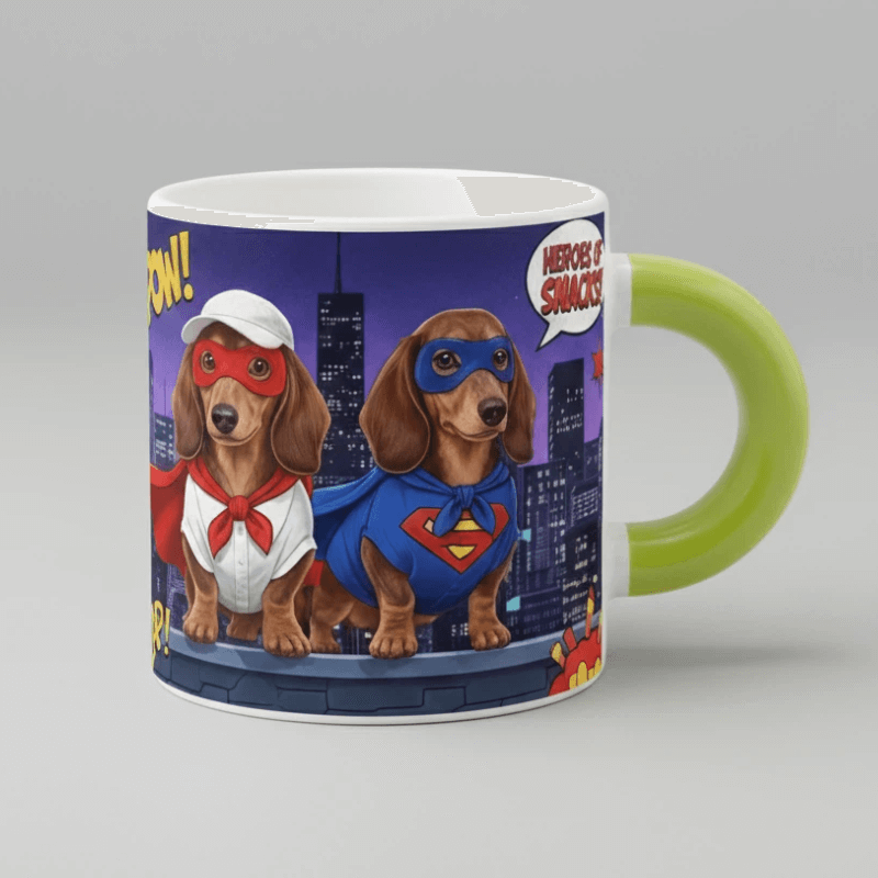 AikeDear-Personalized Funny Dog Portrait Mug