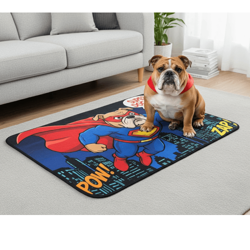 AikeDear- Custom Pet portrait Cartoon Funny rug