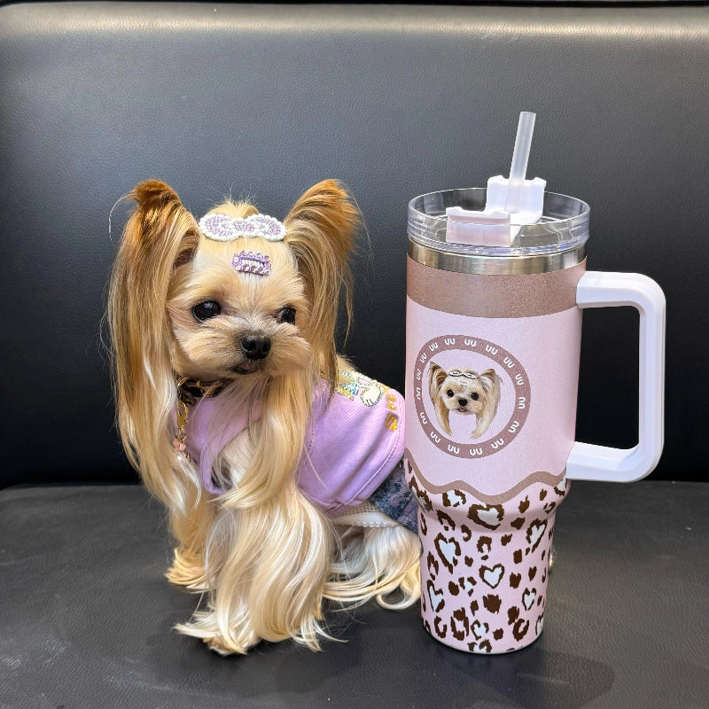 AikeDear -Custom Pet Face Stainless Steel Tumbler
