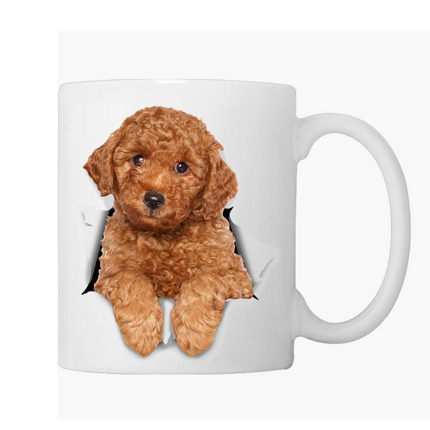 Custom Portrait Ceramic Cup for Dog Lovers