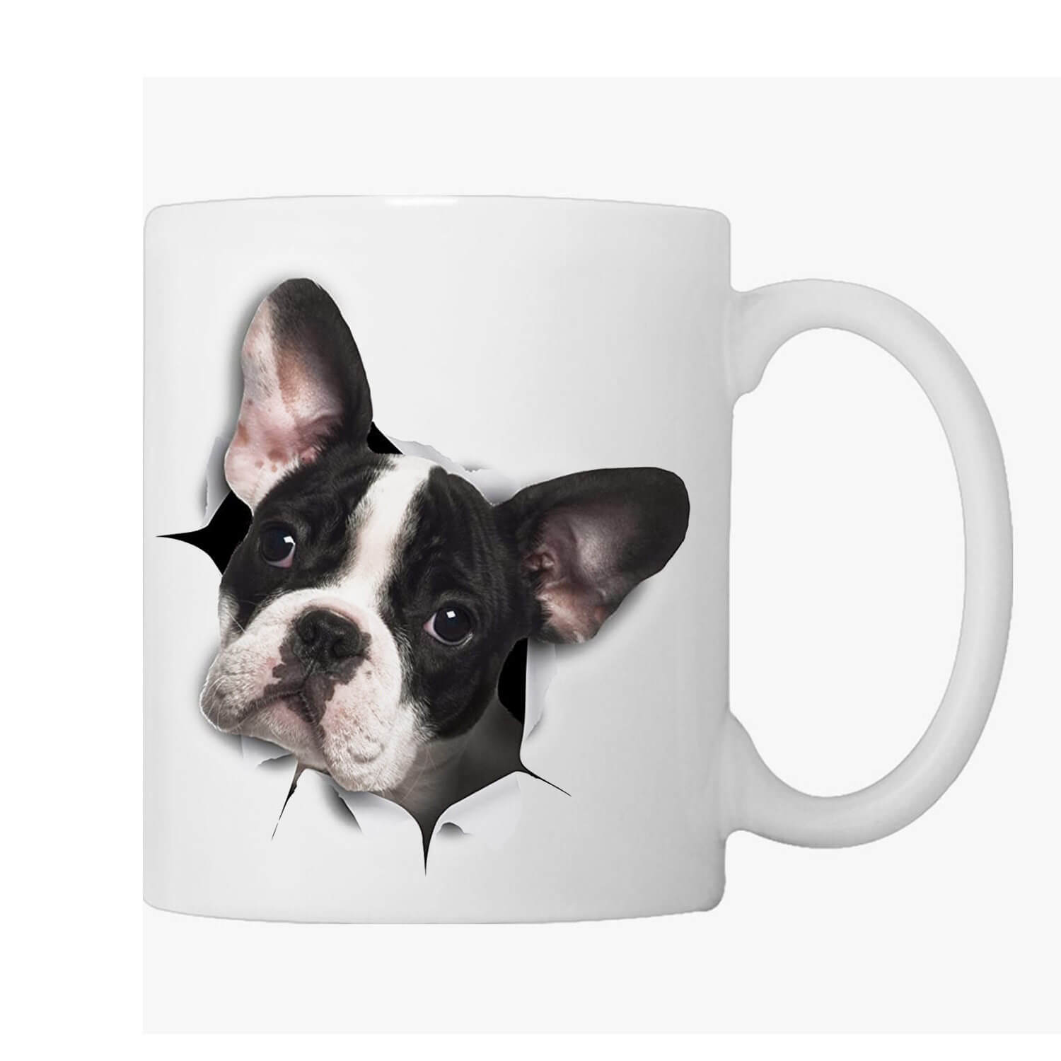 Custom Portrait Ceramic Cup for Dog Lovers