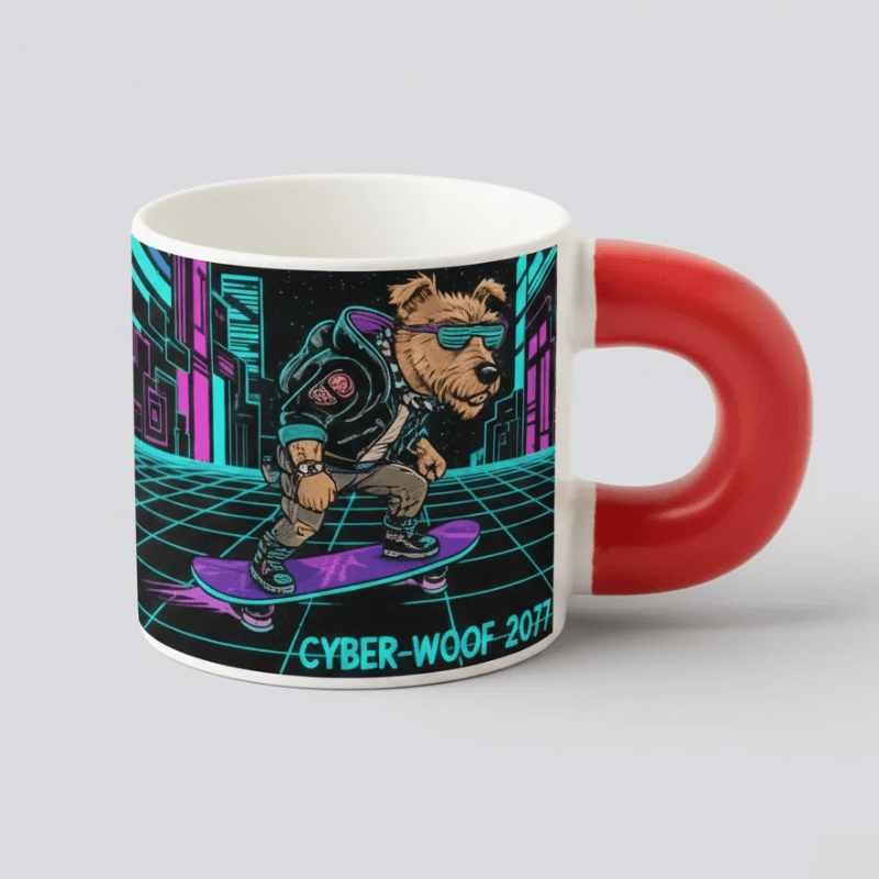 AikeDear-Personalized Funny Dog Portrait Mug