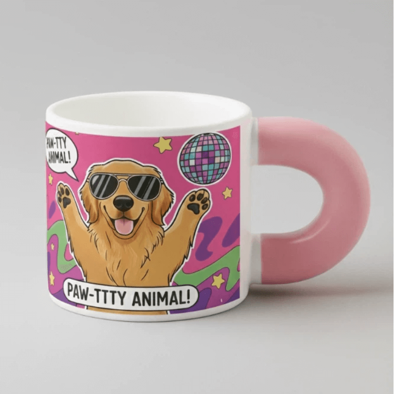 AikeDear-Personalized Funny Dog Portrait Mug
