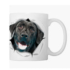 Custom Portrait Ceramic Cup for Dog Lovers