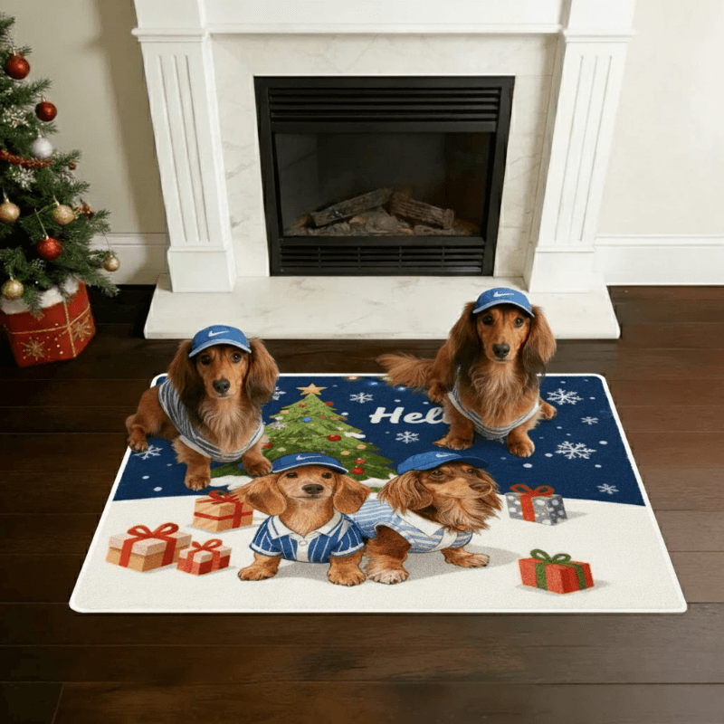 AikeDear-Custom Realistic Pet Portrait Rug