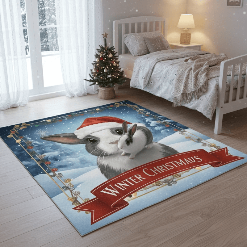 AikeDear-Custom Realistic Pet Portrait Rug
