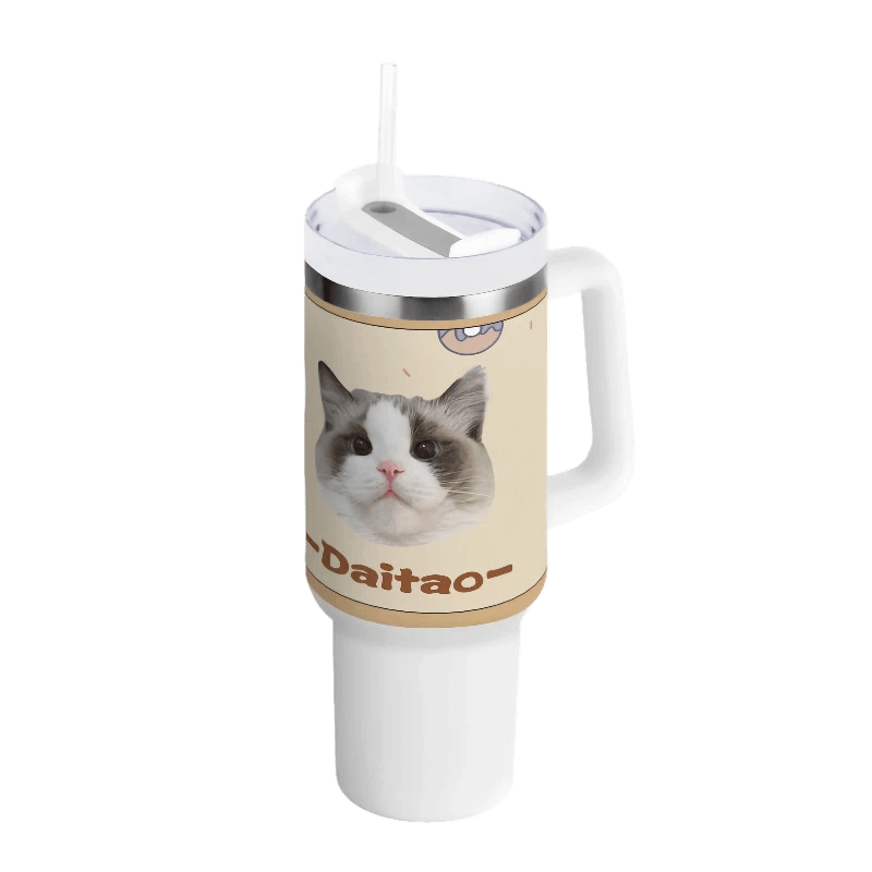 AikeDear -Custom Pet Face Stainless Steel Tumbler