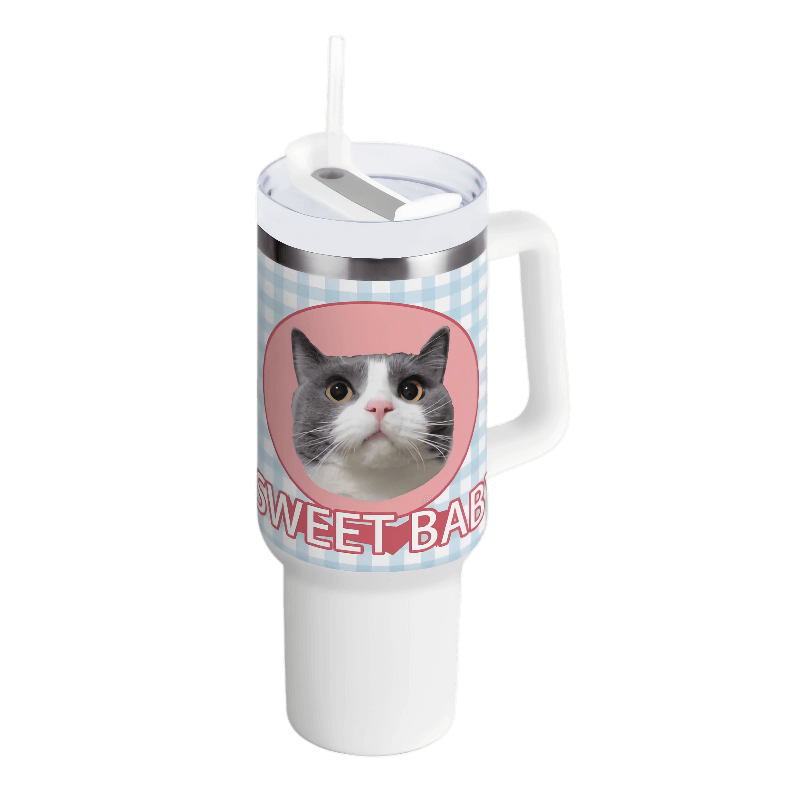 AikeDear -Custom Pet Face Stainless Steel Tumbler