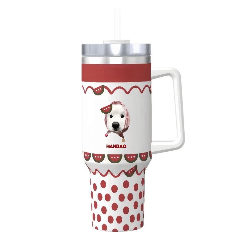 AikeDear -Custom Pet Face Stainless Steel Tumbler