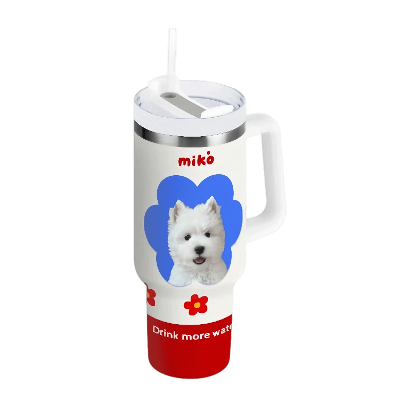 AikeDear -Custom Pet Face Stainless Steel Tumbler