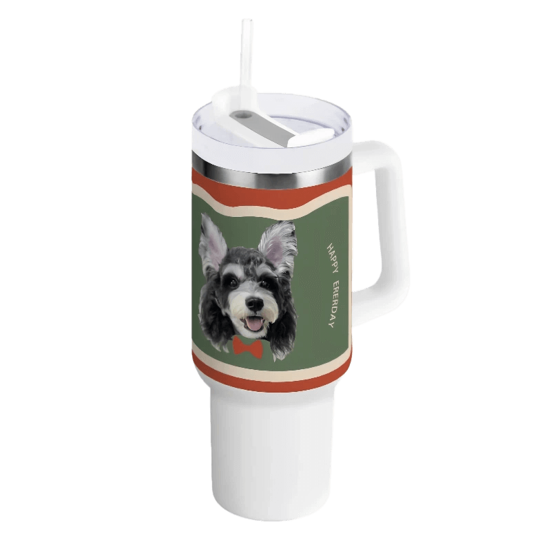 AikeDear -Custom Pet Face Stainless Steel Tumbler