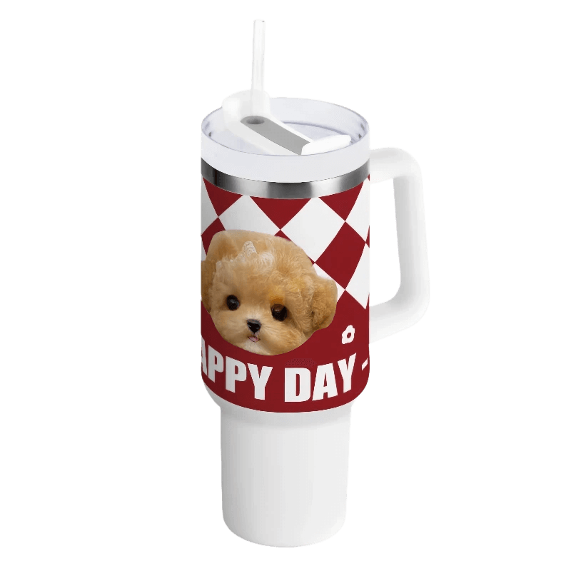AikeDear -Custom Pet Face Stainless Steel Tumbler