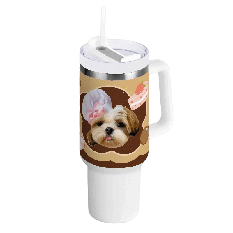 AikeDear -Custom Pet Face Stainless Steel Tumbler