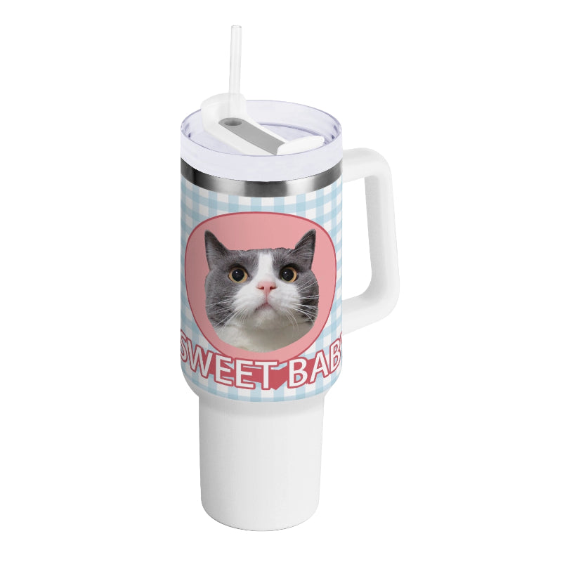 AikeDear - Custom Pet Portrait Stainless Steel Cups