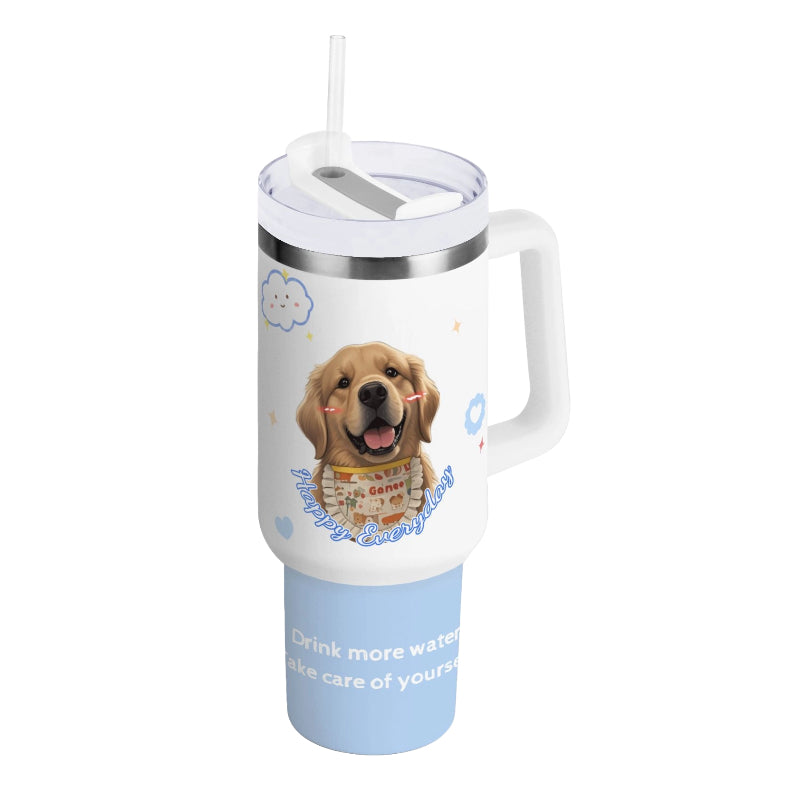 AikeDear - Custom Pet Portrait Stainless Steel Cups