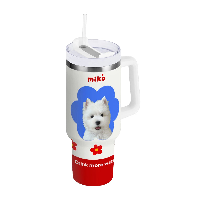AikeDear - Custom Pet Portrait Stainless Steel Cups