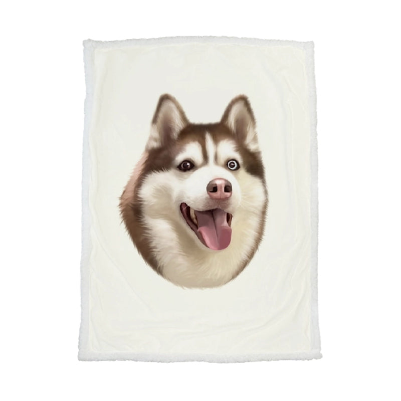 AikeDear -Personalized Pet Portrait Blanket
