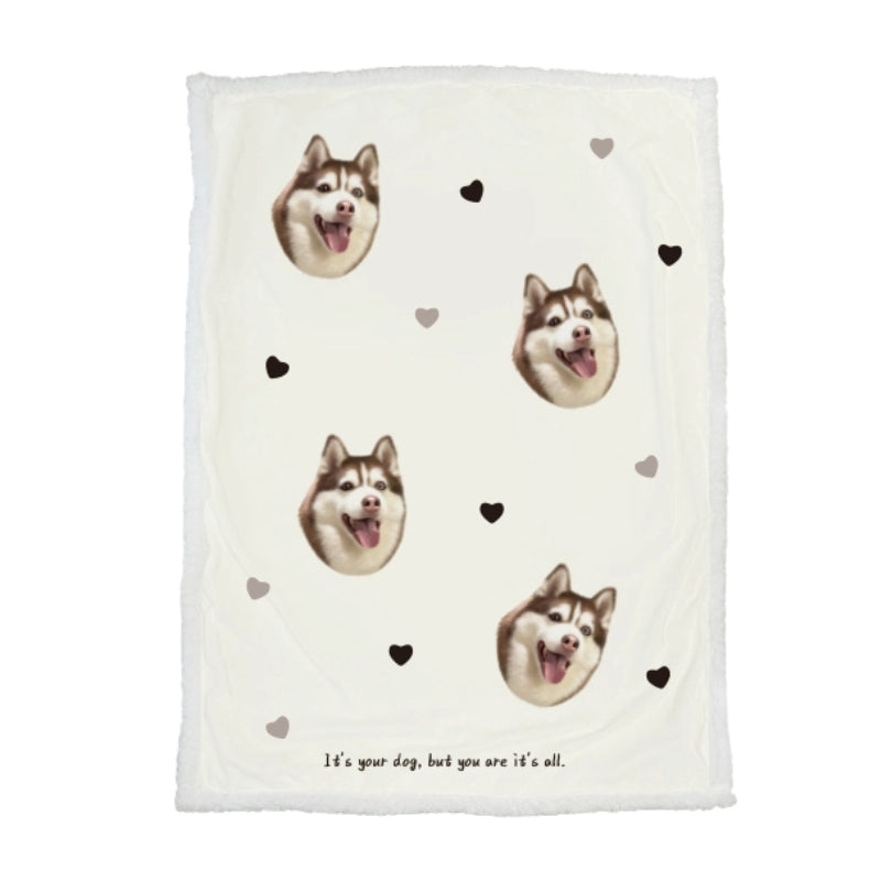 AikeDear -Personalized Pet Portrait Blanket