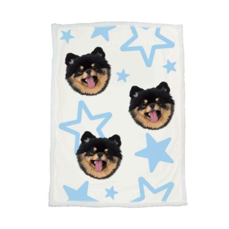 AikeDear -Personalized Pet Portrait Blanket