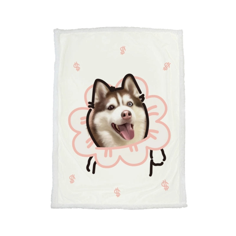 AikeDear -Custom Pet Portrait Blanket