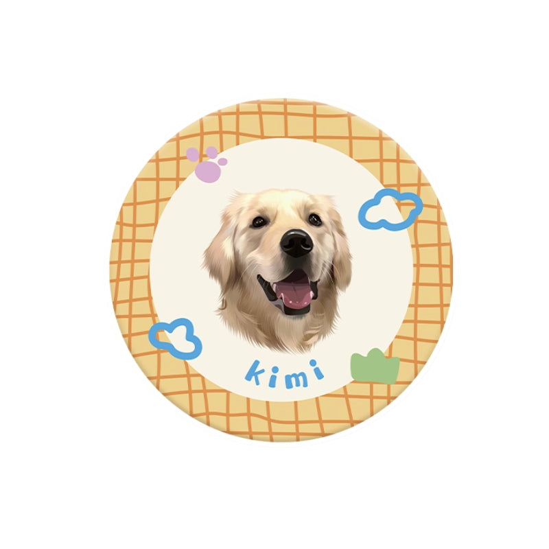 AikeDear- Custom Pet Dog Portrait Rug