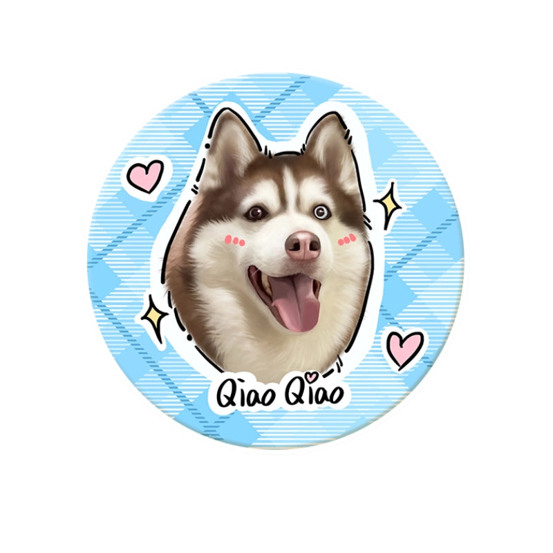 AikeDear- Custom Pet Dog Portrait Rug